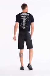 Bermuda Jeans Storm 1776 Lav.Black Estonado