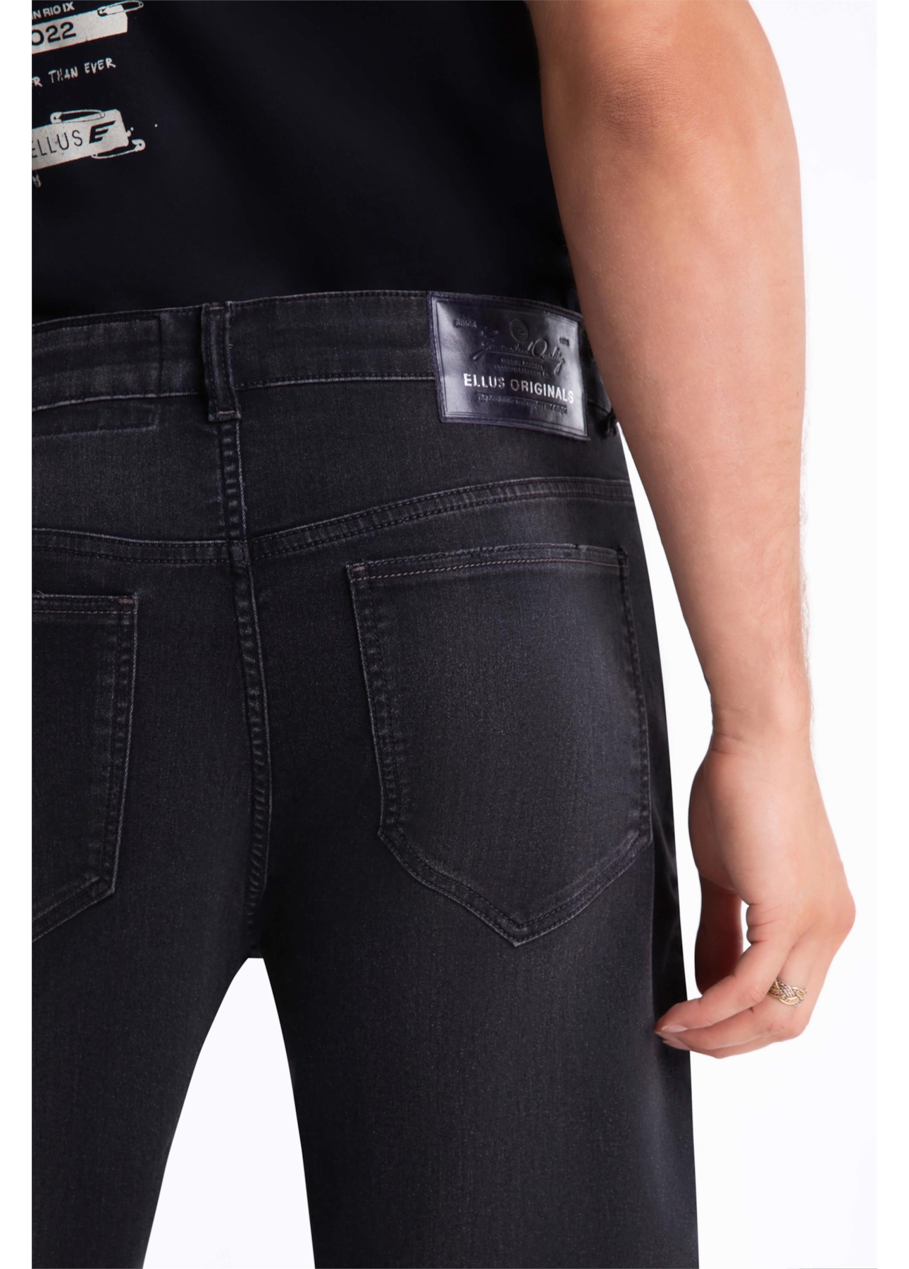 Bermuda Jeans Storm 1776 Lav.Black Estonado