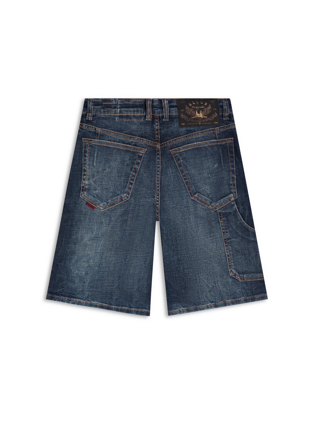 Bermuda Jeans Wide Lav. Escuro