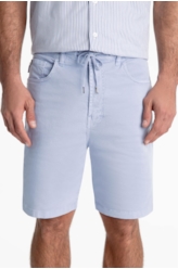Bermuda Jogging Berlim Preppy Azul Claro
