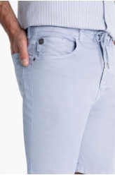 Bermuda Jogging Berlim Preppy Azul Claro