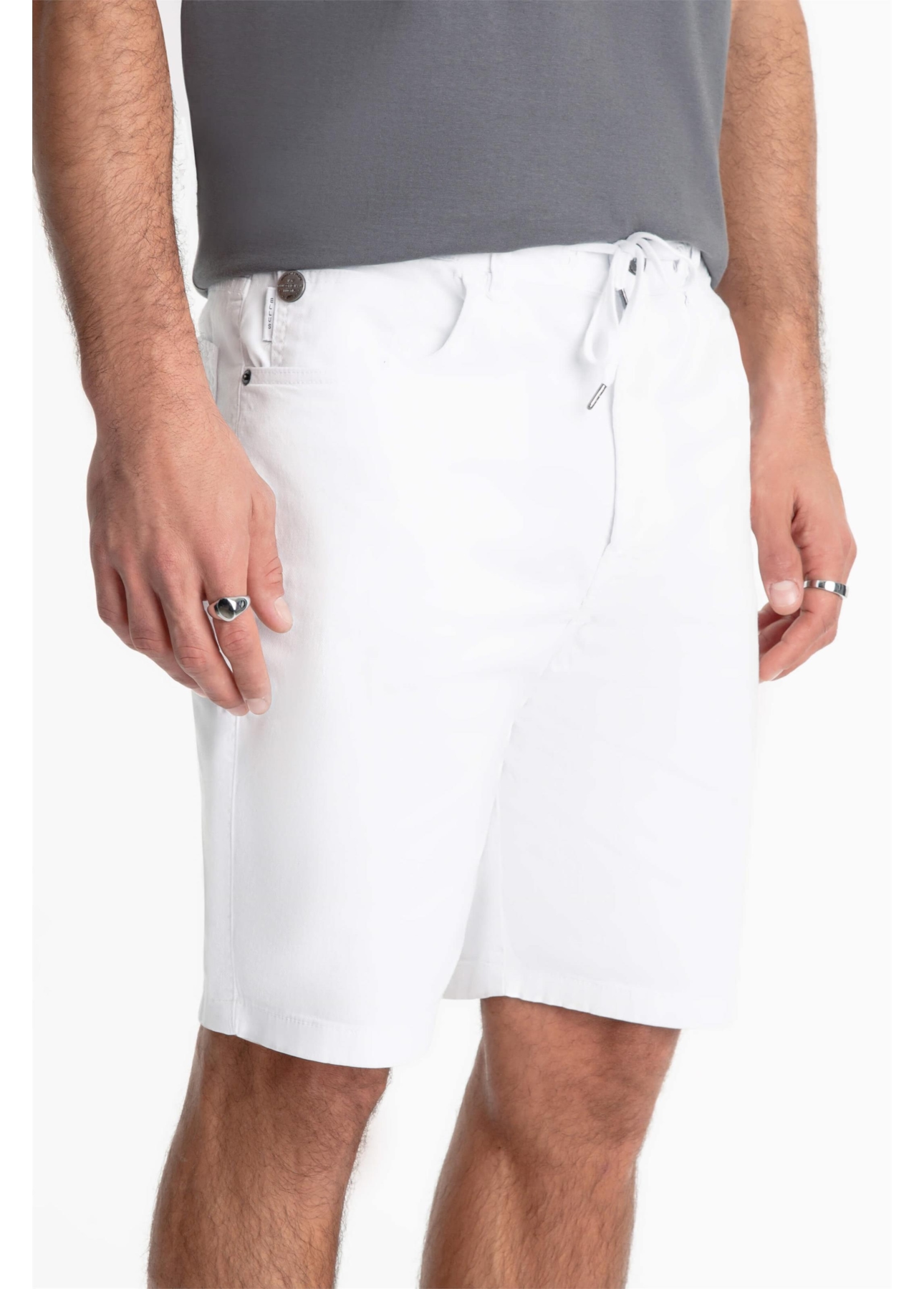 Bermuda Jogging Berlim Preppy Branco