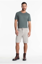 Bermuda Jogging Berlim Preppy Cinza Claro