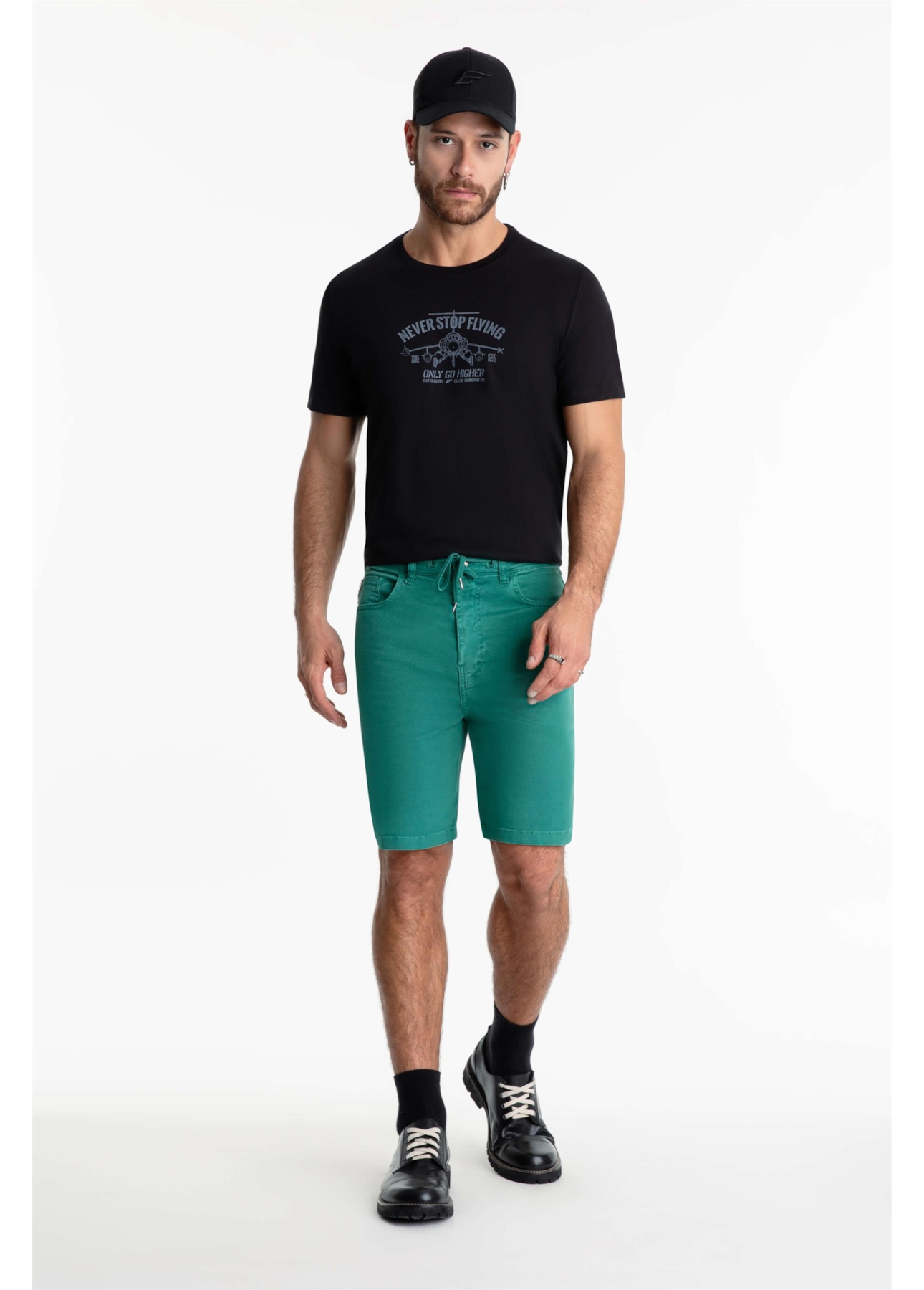 Bermuda Jogging Berlim Preppy Esmeralda