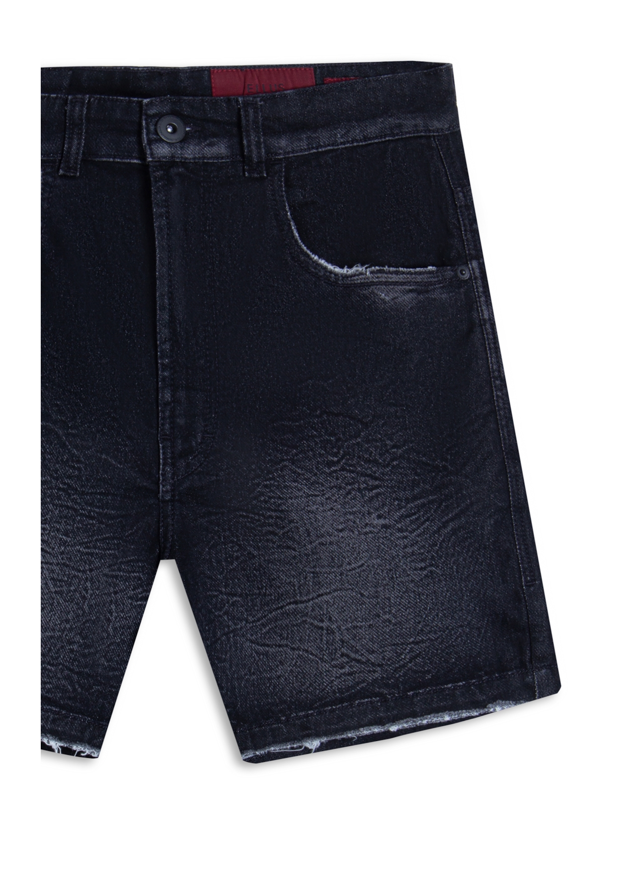  Bermuda Jogging Black Hawaii Lav.Black Com Resina