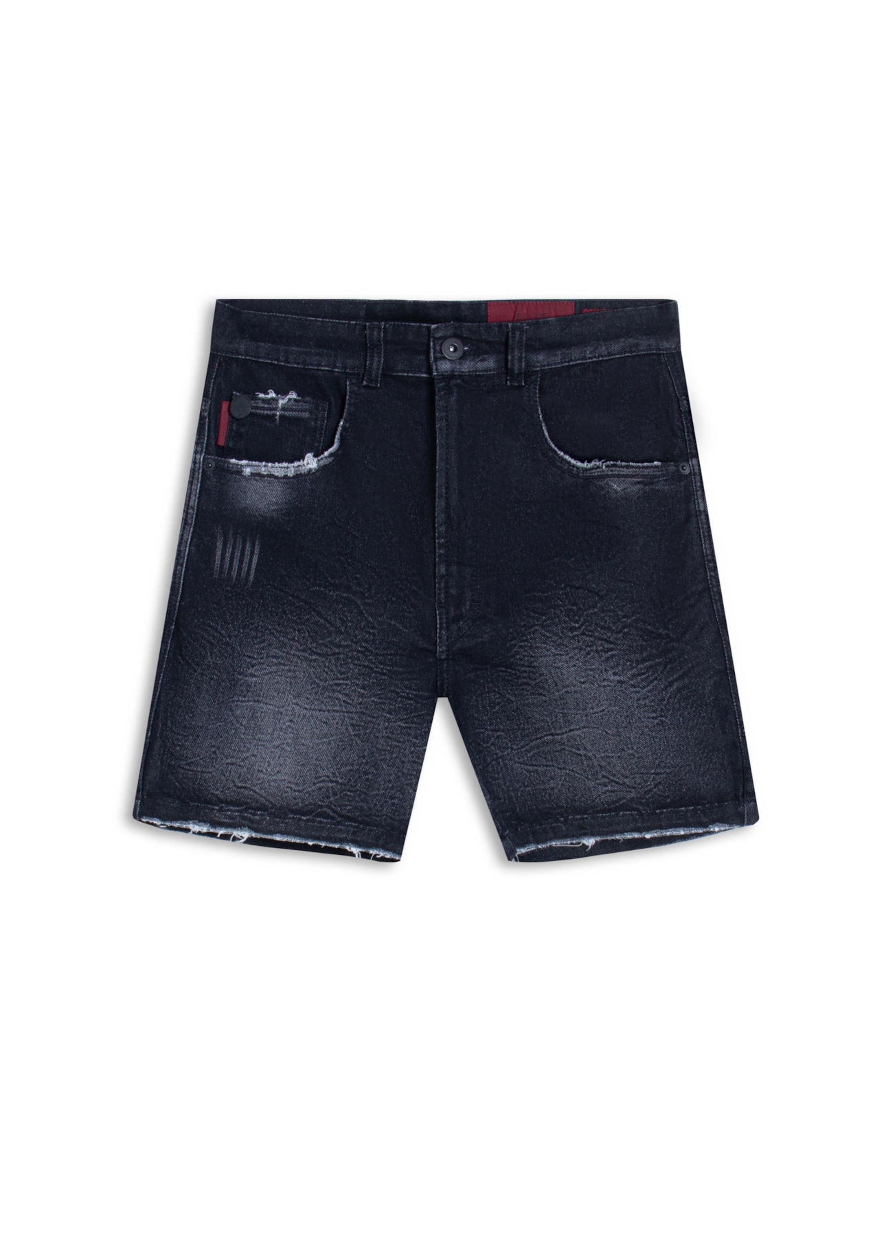  Bermuda Jogging Black Hawaii Lav.Black Com Resina