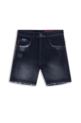 Bermuda Jogging Black Hawaii Lav.Black Com Resina