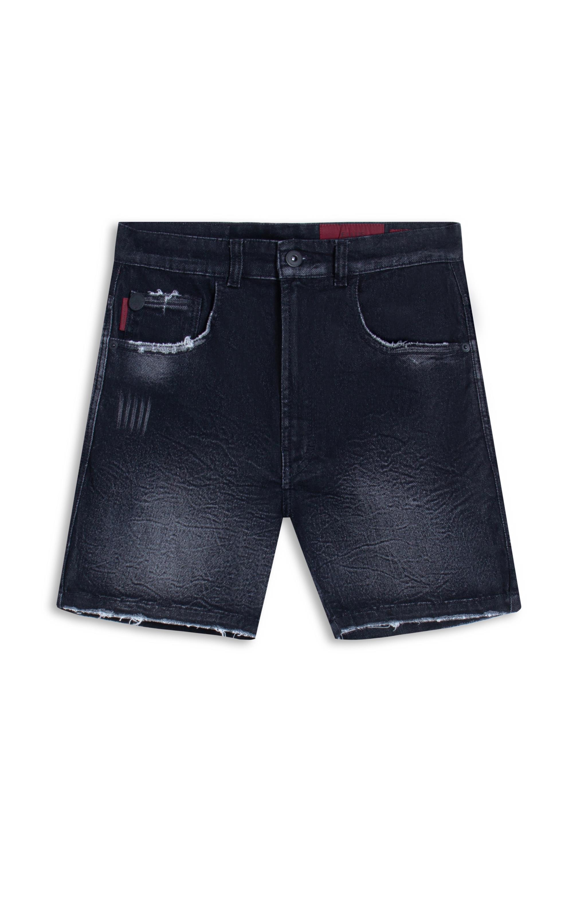 Bermuda Jogging Black Hawaii Lav.Black Com Resina