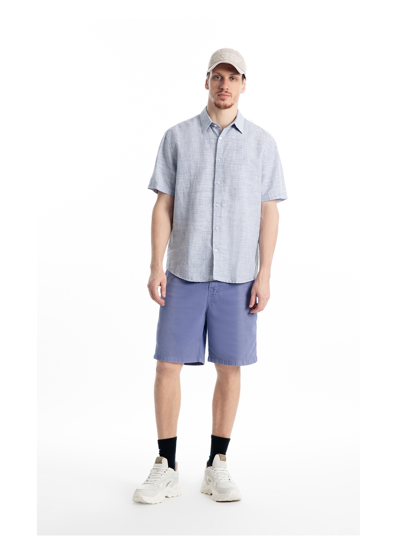 Bermuda Jogging Color Azul Jeans