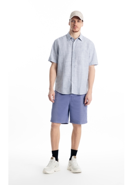 Bermuda Jogging Color Azul Jeans