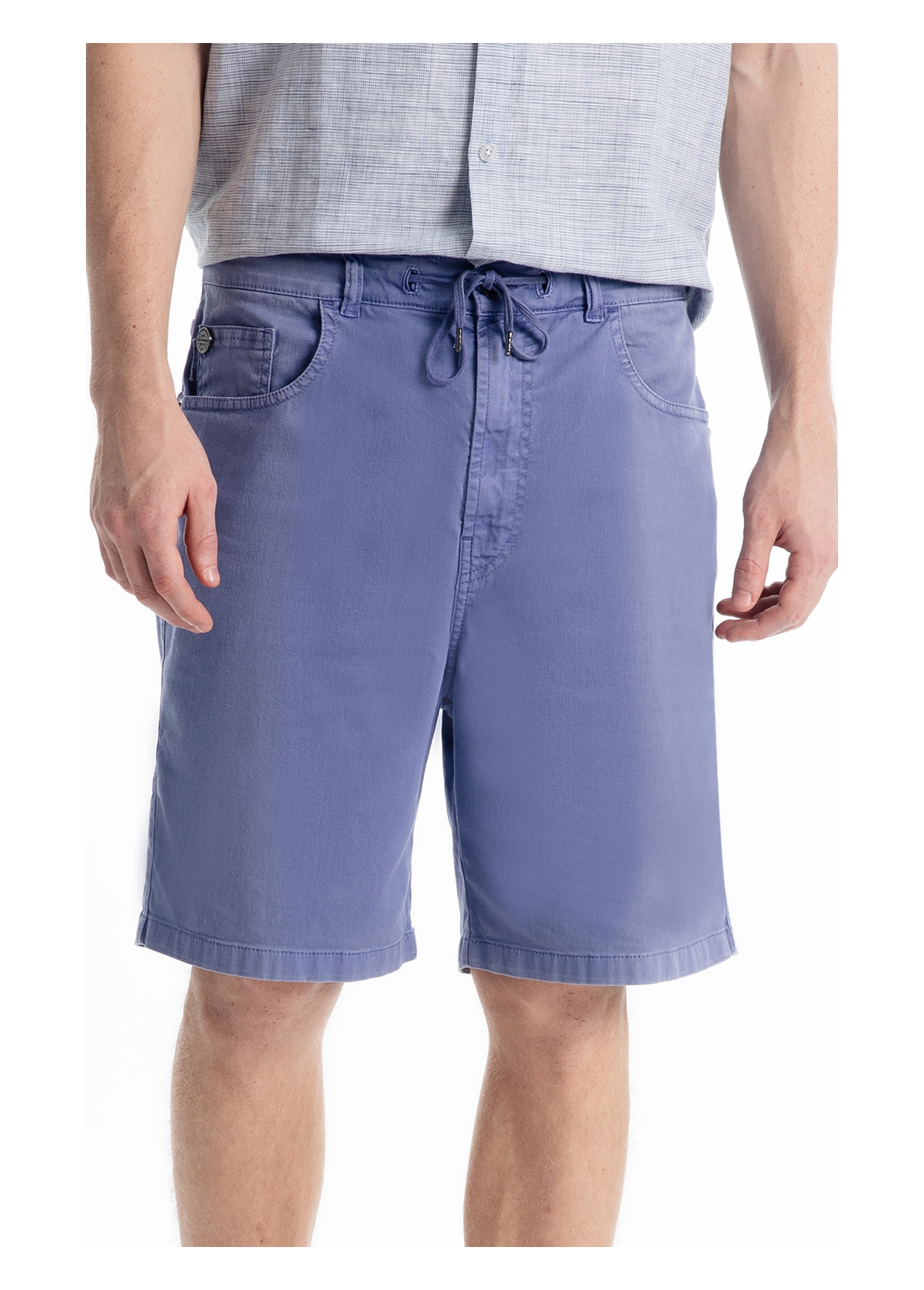 Bermuda Jogging Color Azul Jeans