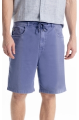 Bermuda Jogging Color Azul Jeans