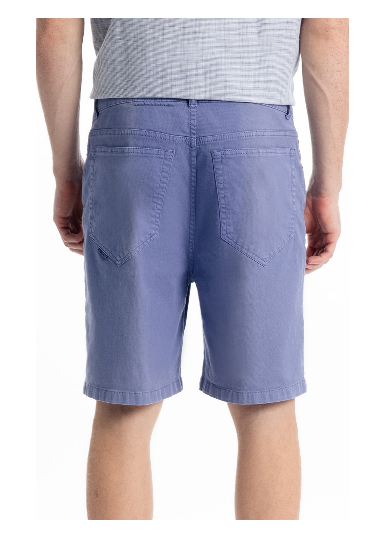 Bermuda Jogging Color Azul Jeans