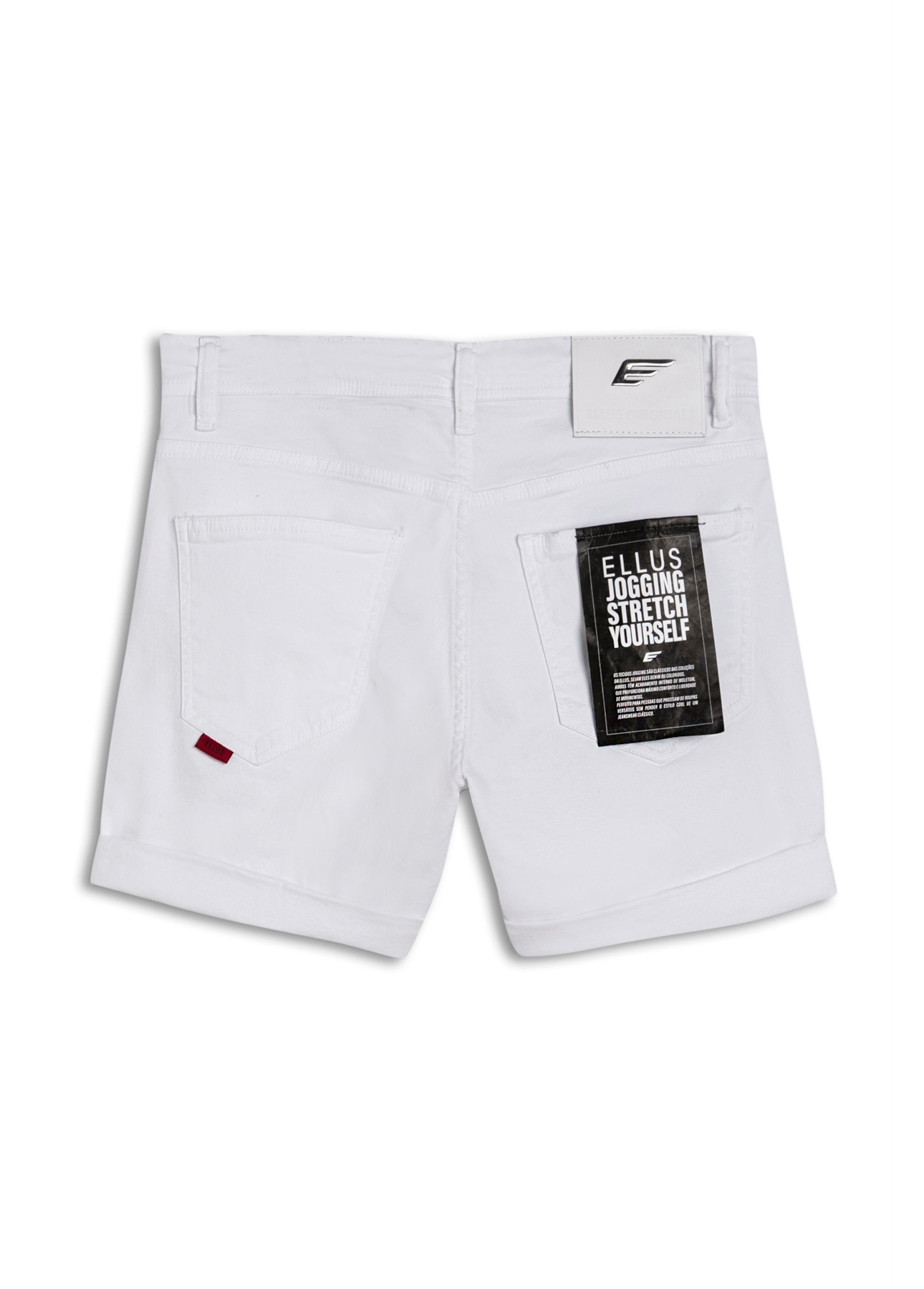 Bermuda Jogging Color Classic Branco