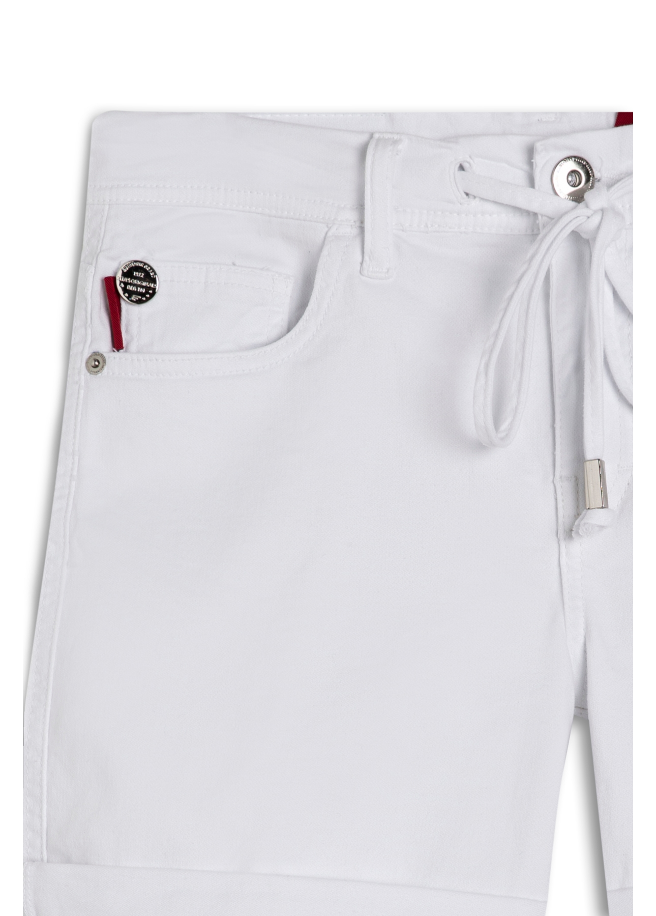 Bermuda Jogging Color Classic Branco