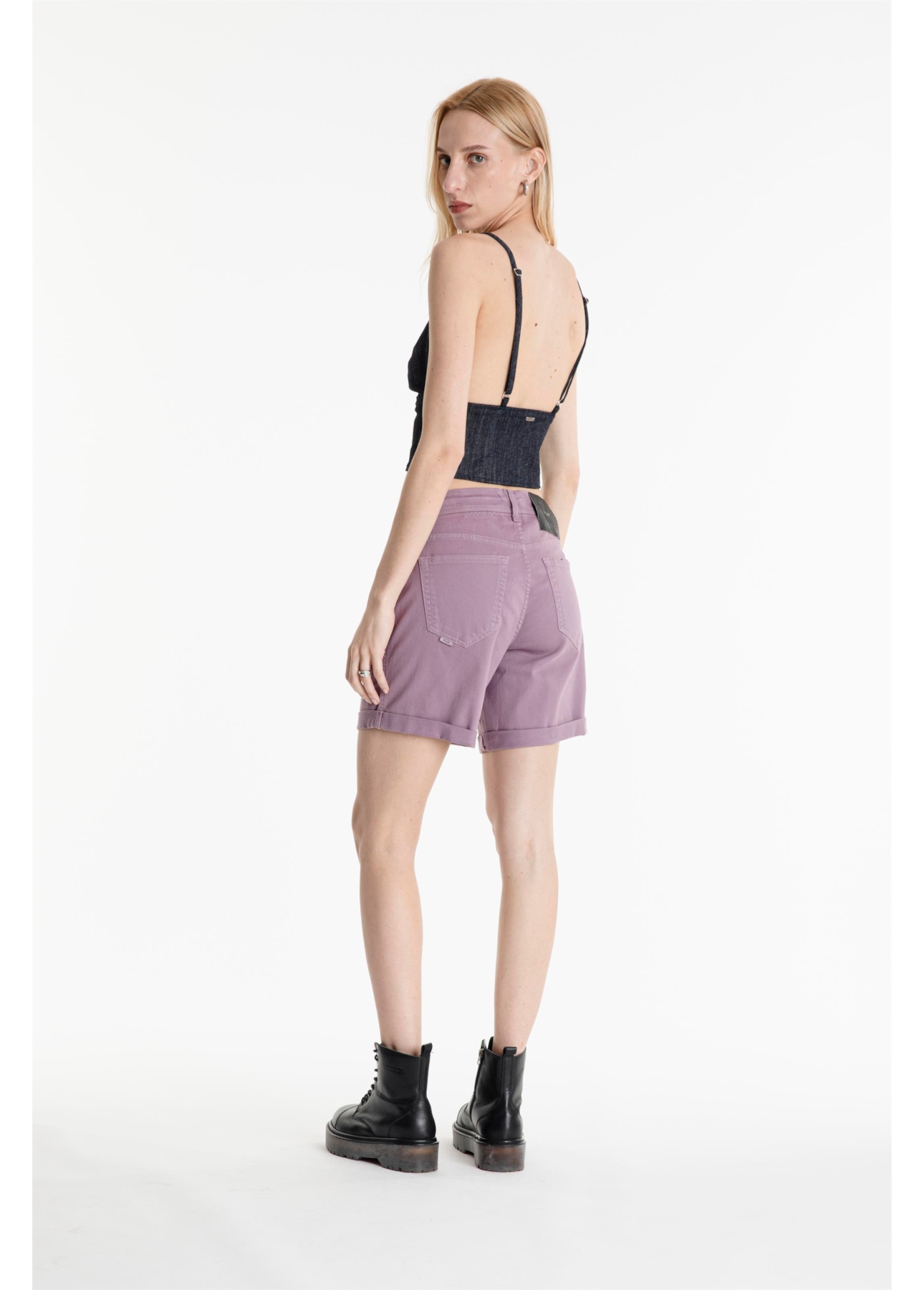 Bermuda Jogging Color Classic Preppy Ametista