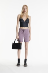 Bermuda Jogging Color Classic Preppy Ametista