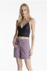 Bermuda Jogging Color Classic Preppy Ametista