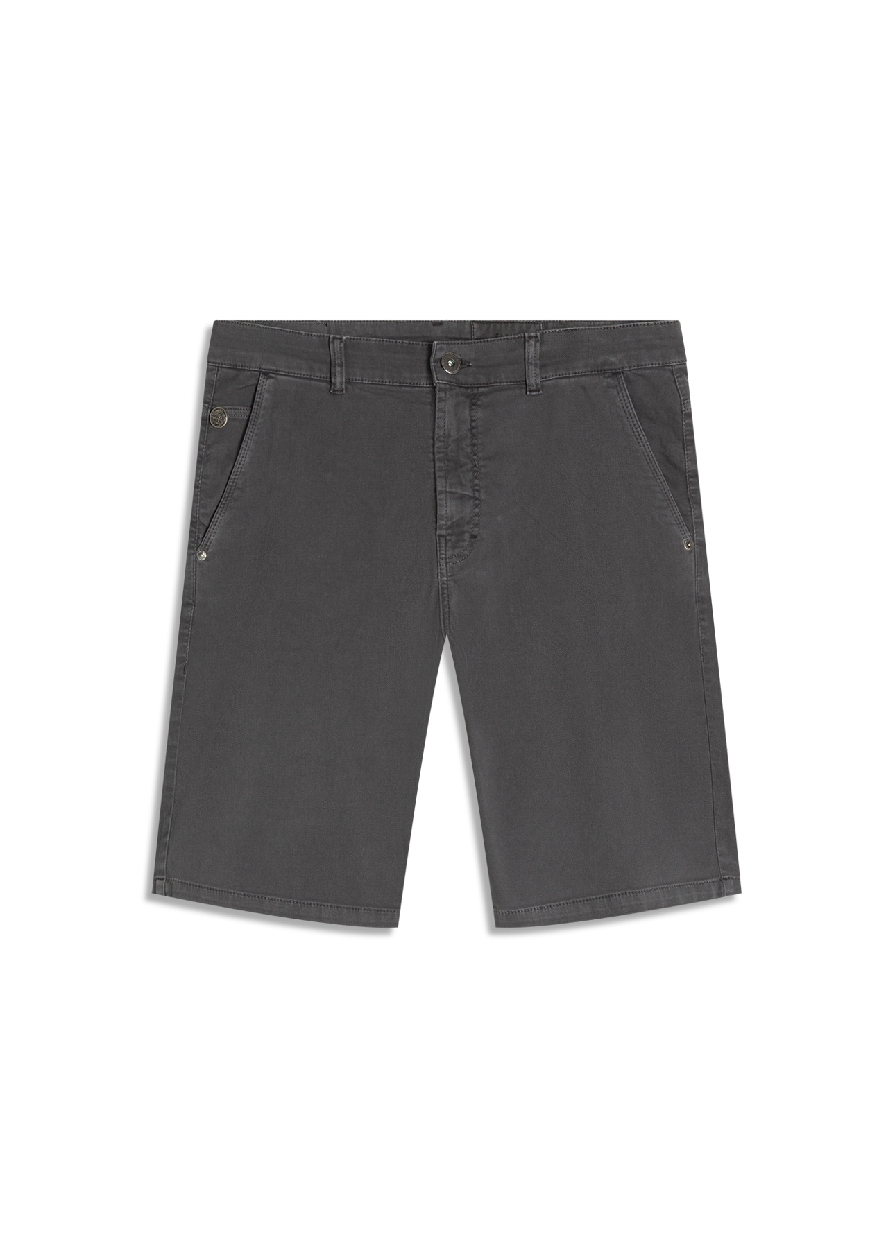 Bermuda Jogging Color Long Cinza Medio