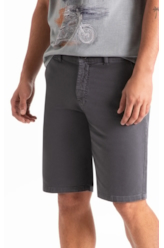Bermuda Jogging Color Long Cinza Medio