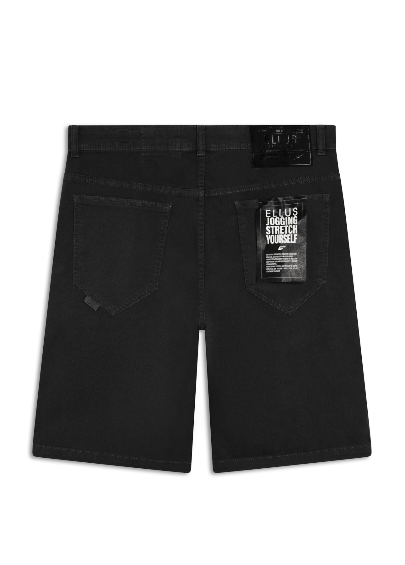 Bermuda Jogging Color Long Preto