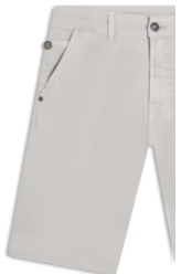 Bermuda Jogging Color Long Silver