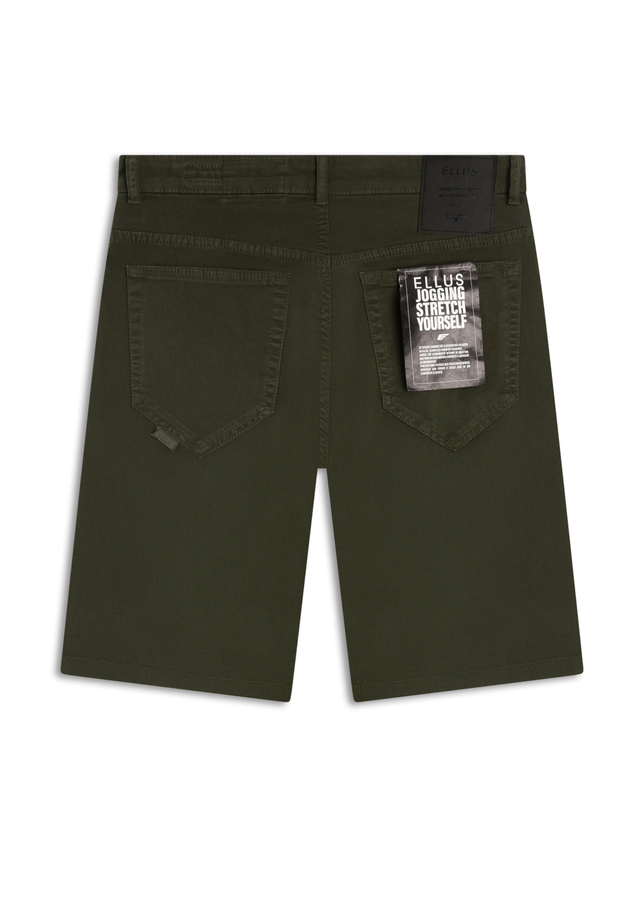 Bermuda Jogging Color Long Verde Militar