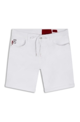 Bermuda Jogging Color Preppy Branco