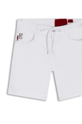 Bermuda Jogging Color Preppy Branco
