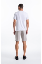 Bermuda Jogging Color Preppy Silver i
