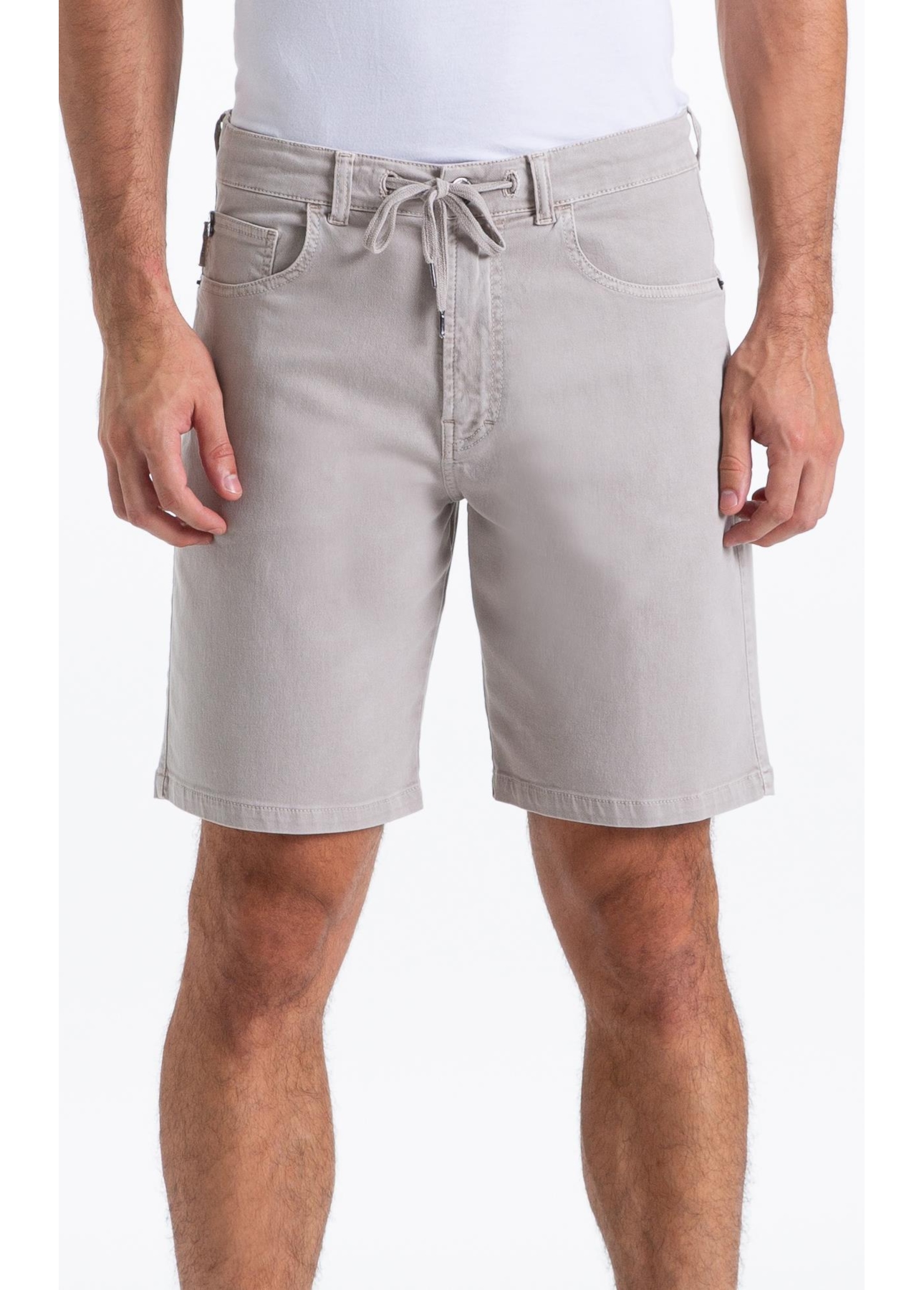 Bermuda Jogging Color Preppy Silver i