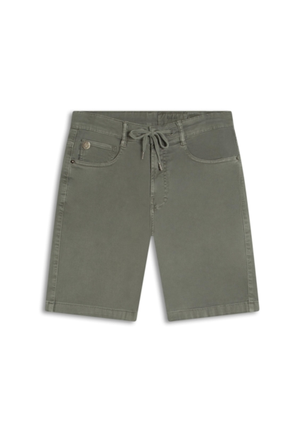 Bermuda Jogging Color Preppy Verde Oliva