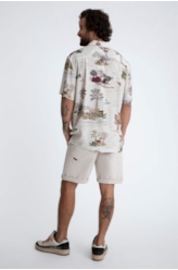 Bermuda Jogging Color Rock Areia