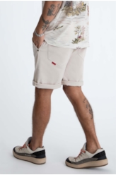 Bermuda Jogging Color Rock Areia