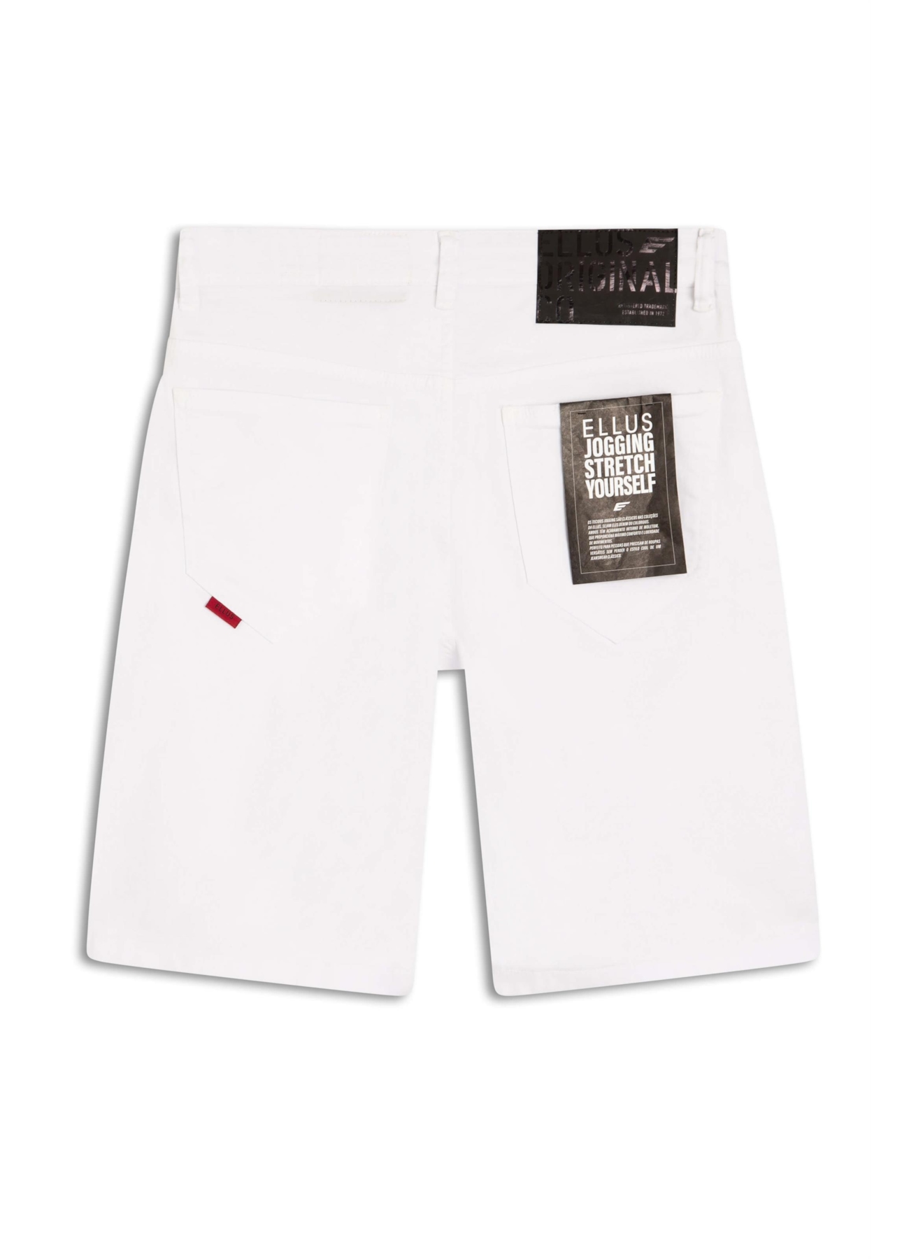 Bermuda Jogging Color Rock Branco