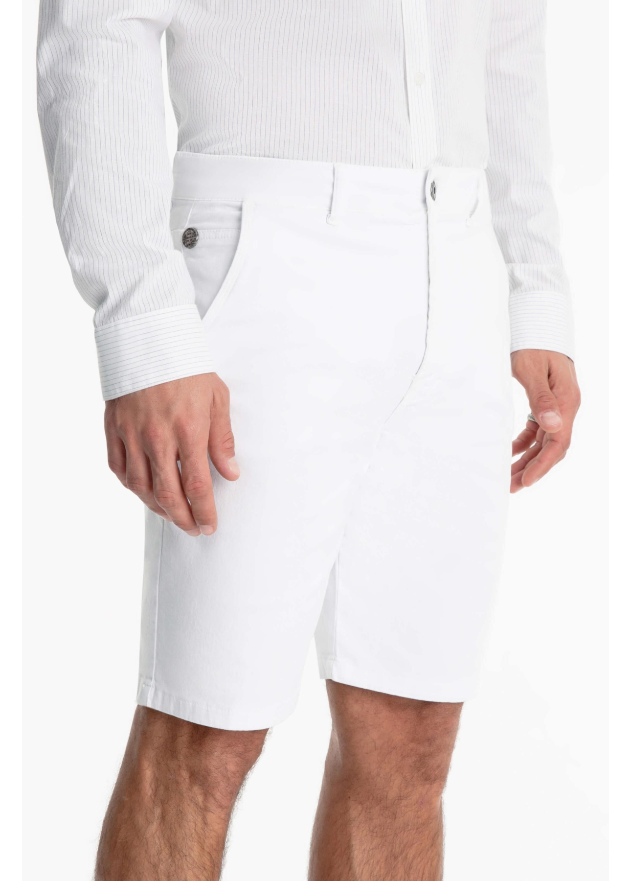 Bermuda Jogging Color Rock Branco