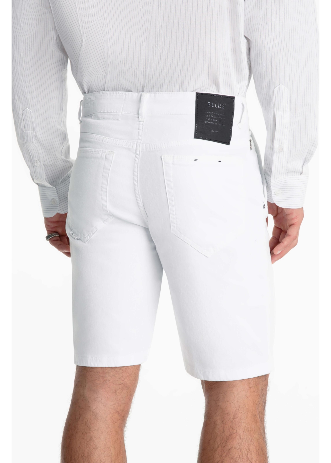 Bermuda Jogging Color Rock Branco