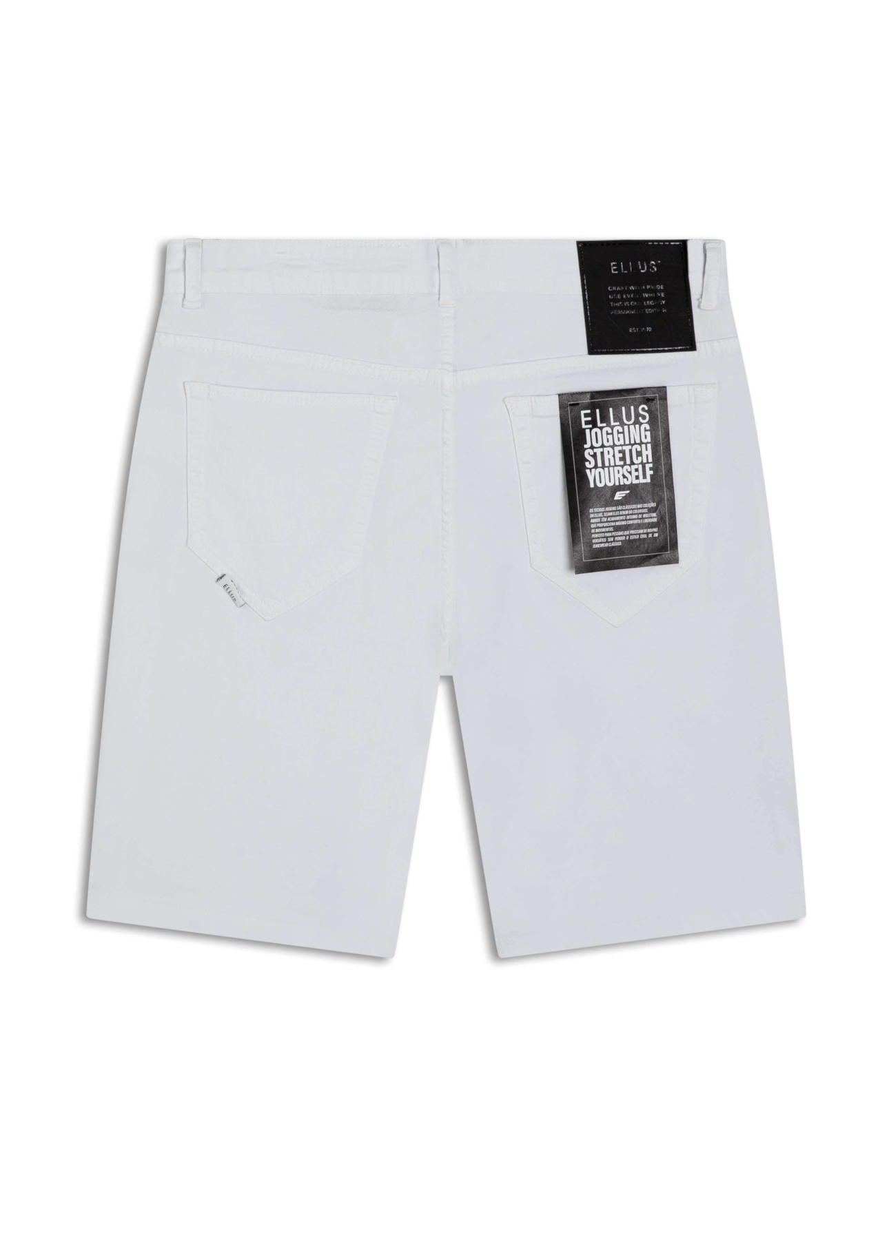 Bermuda Jogging Color Rock Branco