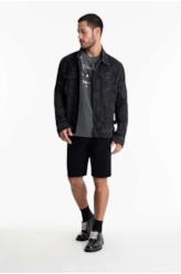 Bermuda Jogging Color Rock Preto