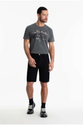 Bermuda Jogging Color Rock Preto