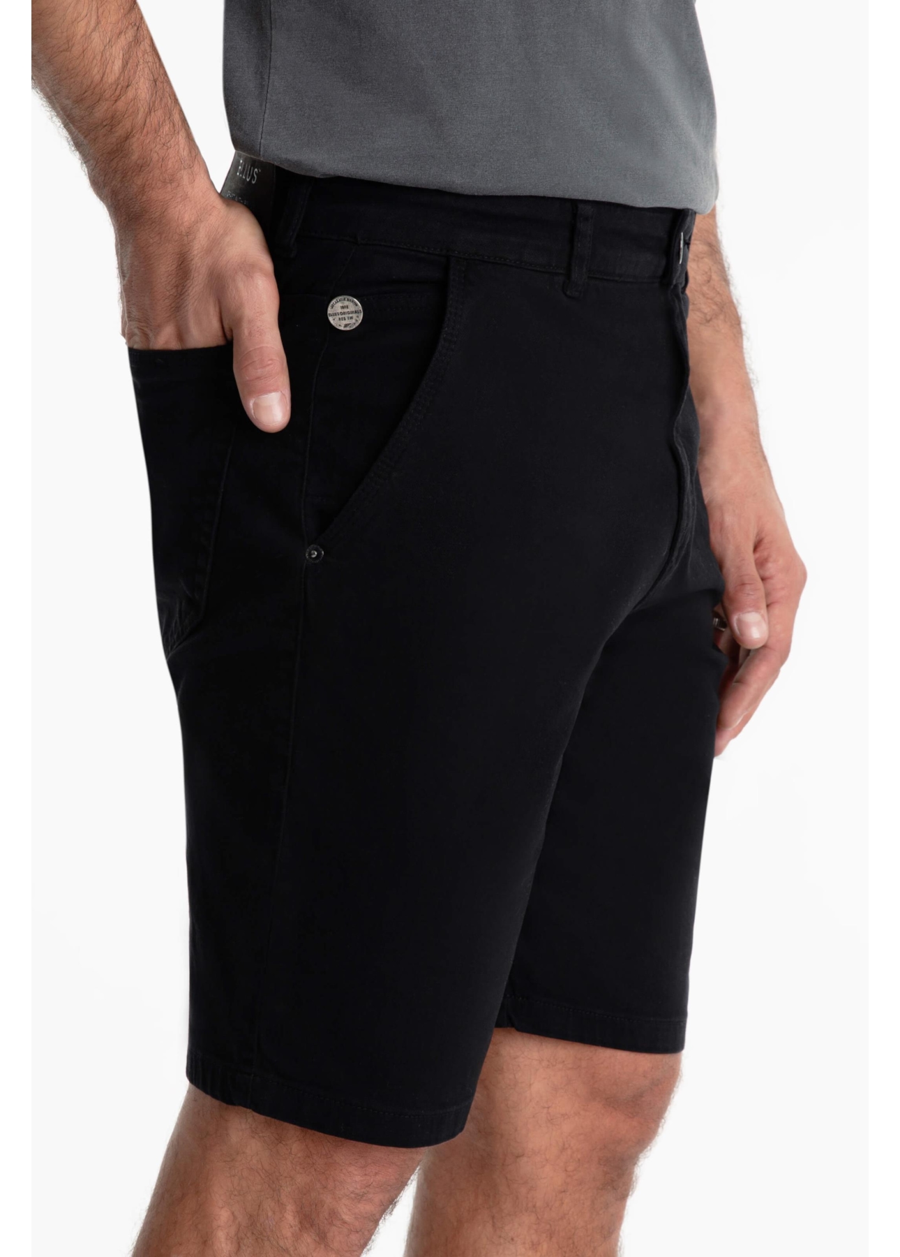 Bermuda Jogging Color Rock Preto