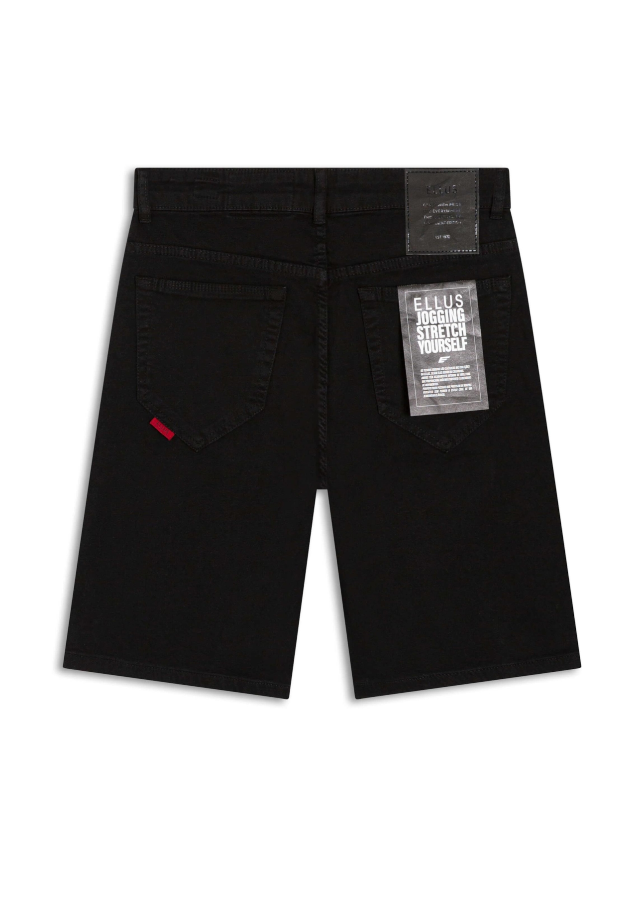 Bermuda Jogging Color Rock Preto