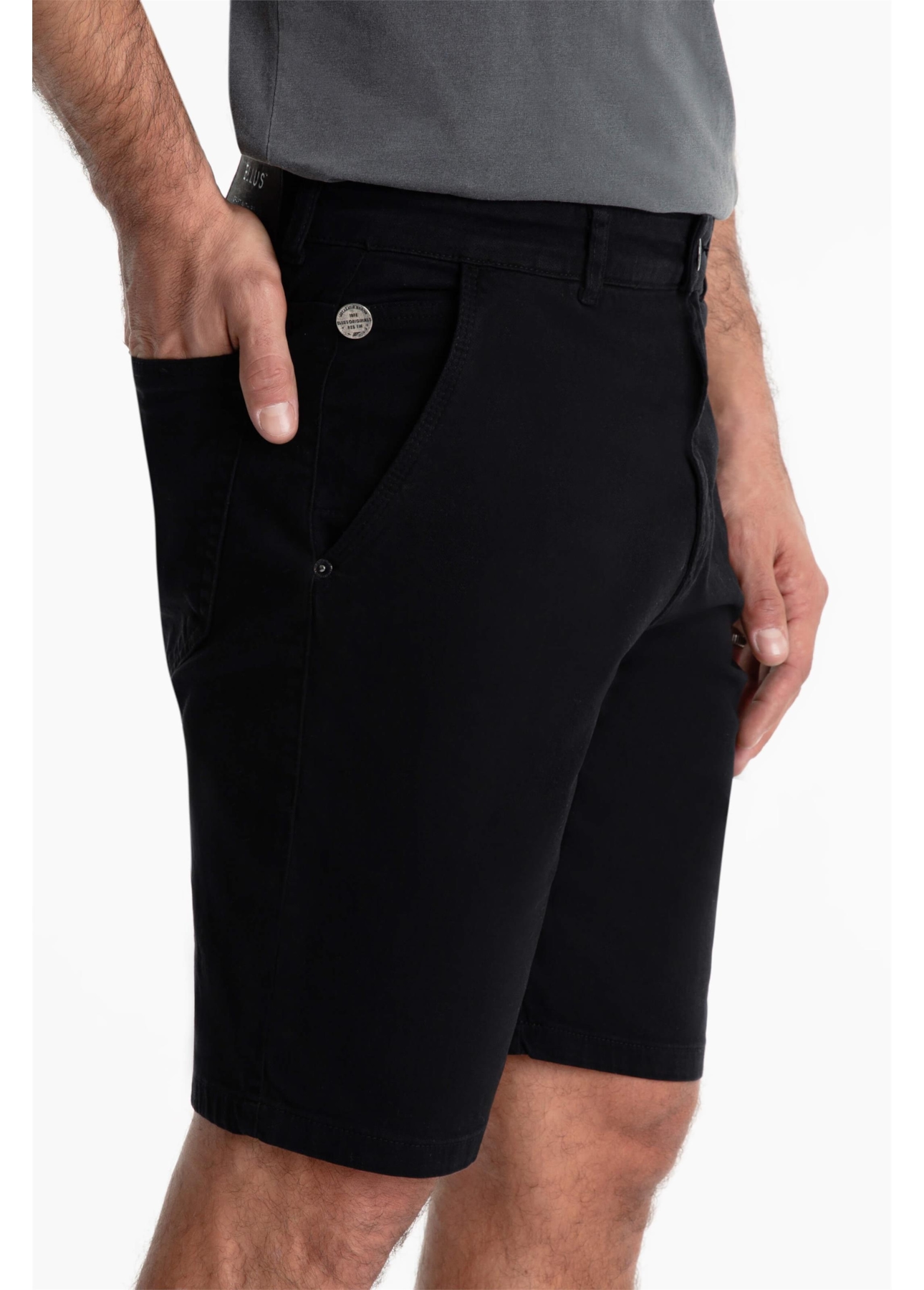 Bermuda Jogging Color Rock Preto
