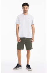 Bermuda Jogging Color Verde Escuro