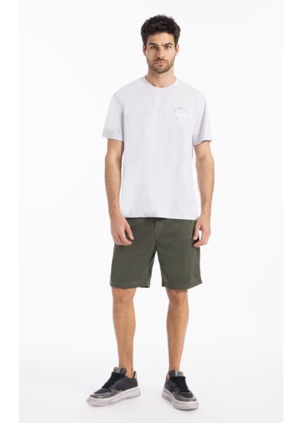 Bermuda Jogging Color Verde Escuro
