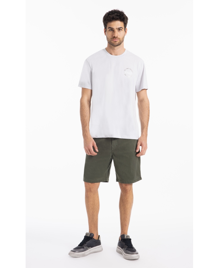 Bermuda Jogging Color Verde Escuro