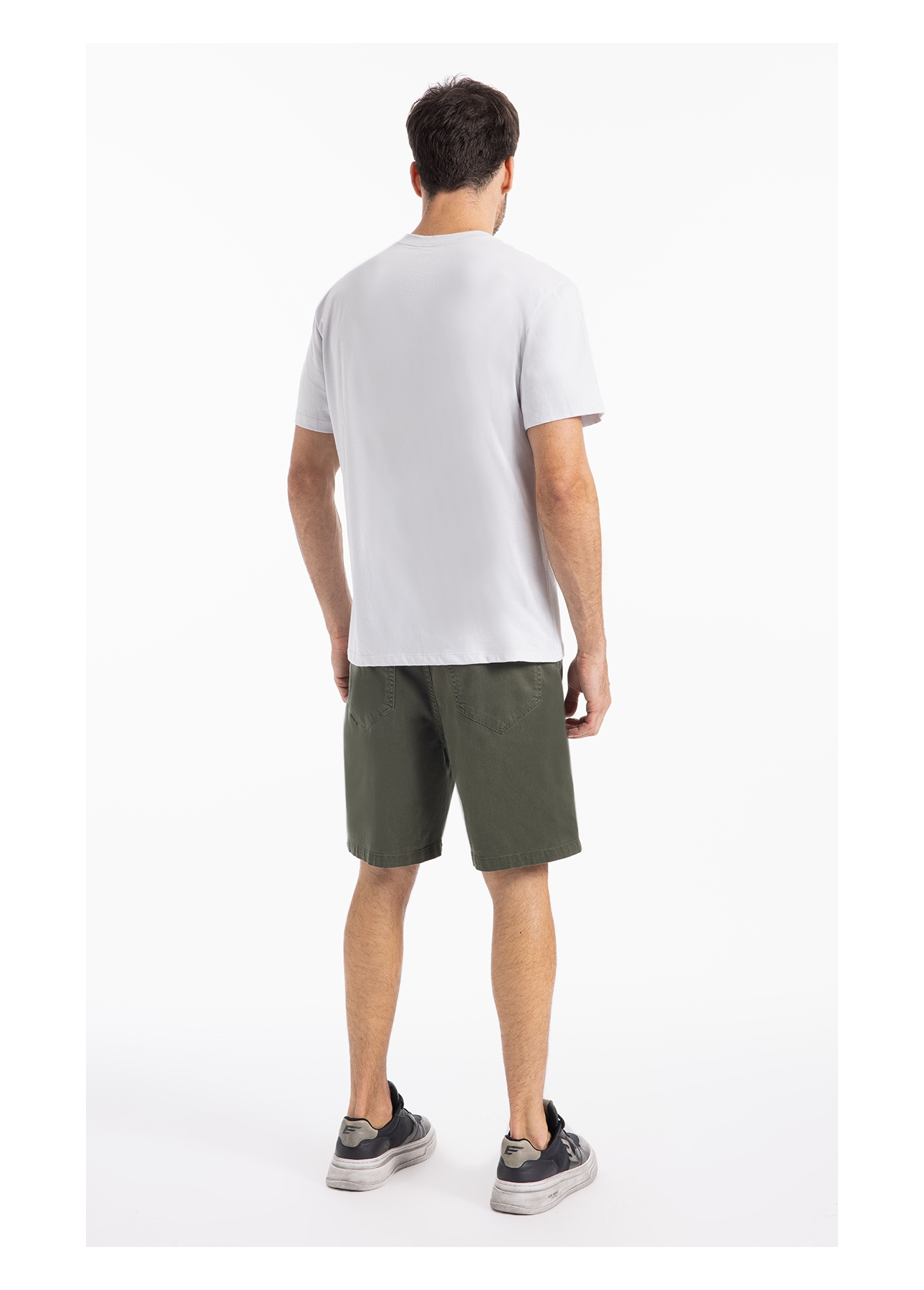 Bermuda Jogging Color Verde Escuro
