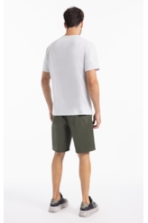 Bermuda Jogging Color Verde Escuro