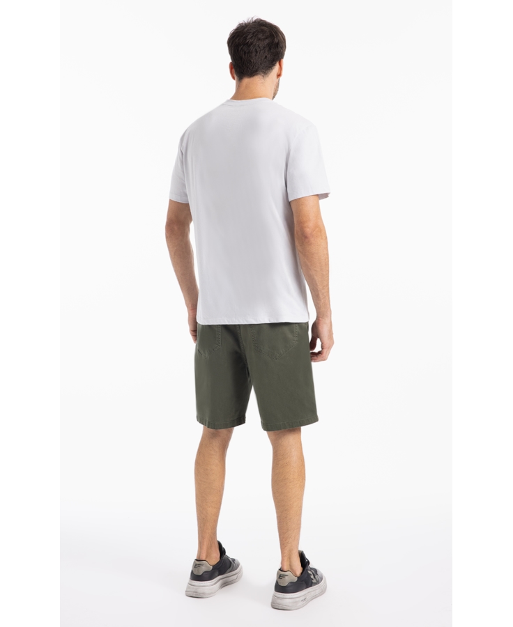 Bermuda Jogging Color Verde Escuro