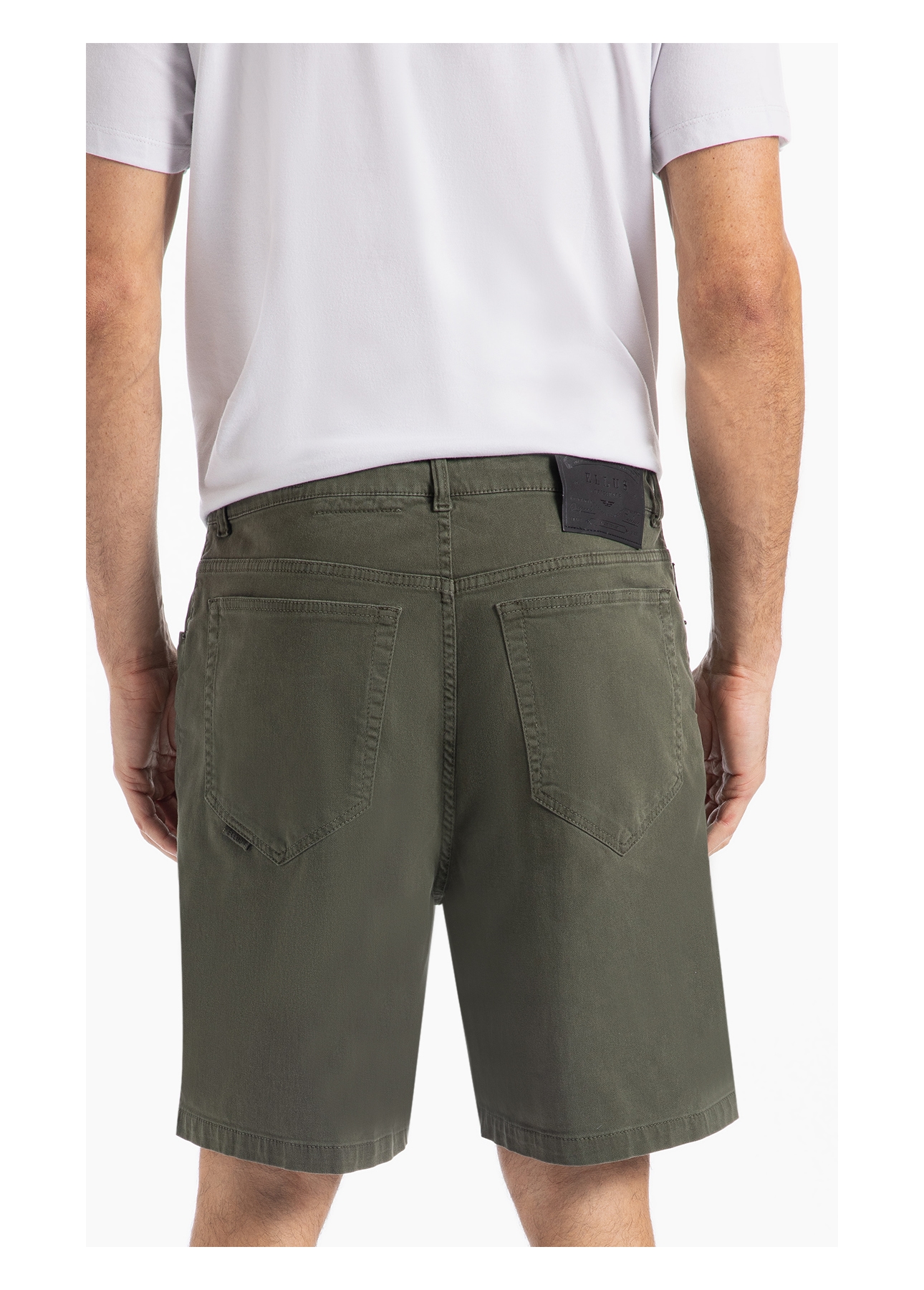 Bermuda Jogging Color Verde Escuro